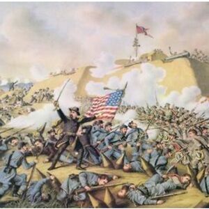 The Battle of Fort Fisher (framed)
